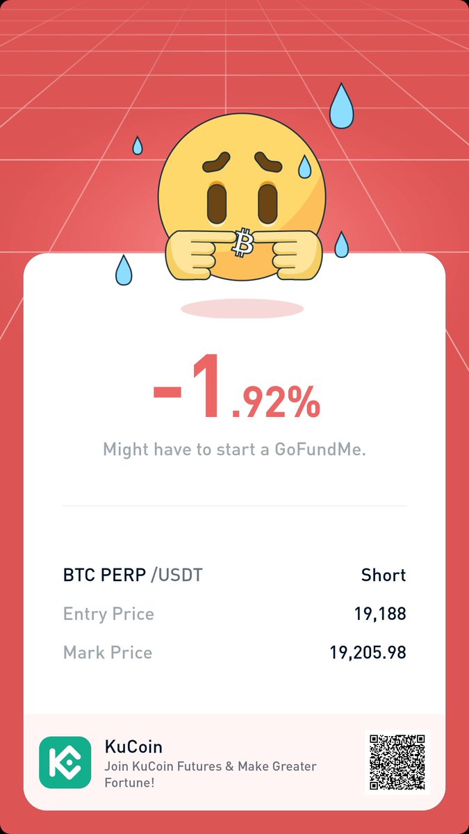 CGDocKaz's tweet photo. Uh oh! I went #short on #BTC .  Think I made the right call? Let's find out!

Retweet if #🐻
Comment if #🐂 https://t.co/KPRDqdaXbP