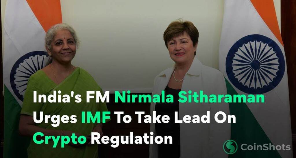 ICScommunity's tweet photo. India's FM Nirmala Sitharaman Urges IMF To Take Lead On Crypto Regulation

The International Monetary Fund should play a lead role regarding the regulation of cryptocurrencies and ensure a globally coordinated and synchronised approach on the issue, Unio… https://t.co/X1CIsVNfxv https://t.co/3HL7T4TUNy