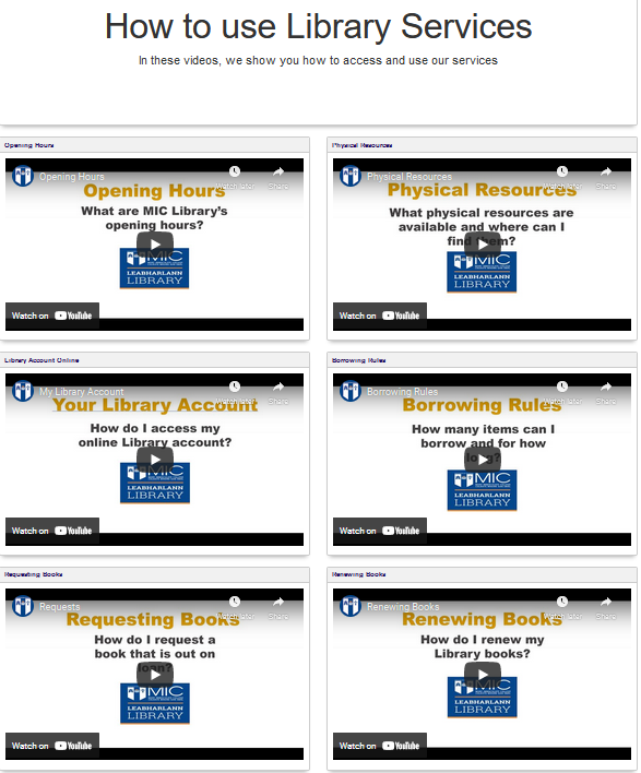 miclibraries's tweet photo. Ever walk into the library and get a little overwhelmed? 

#MICLibrary offers video tutorials to help you learn about library services - https://t.co/u4PiQFvgNf. 

If you need help, you can always email us at library@mic.ul.ie https://t.co/0axy2n6eUT