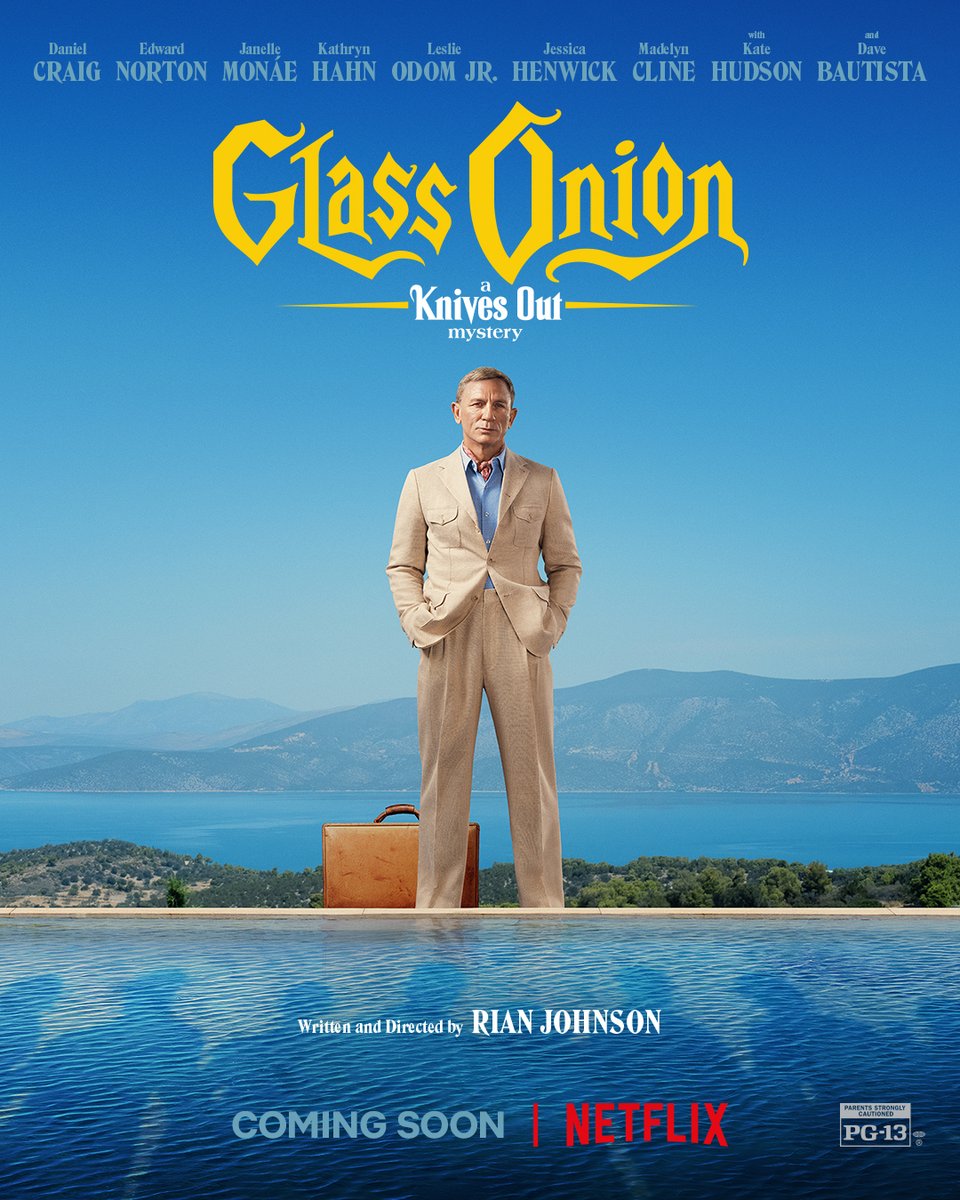 KnivesOut's tweet photo. You're invited to put the pieces together. 

Glass Onion: A Knives Out Mystery, coming soon to select theaters and on Netflix December 23. https://t.co/w23ebzg4KC