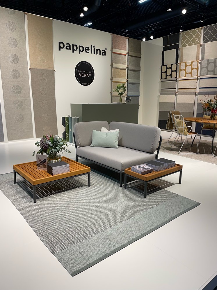 INOVYN_Official's tweet photo. We're delighted to see @PappelinaNL's VERA 2.0 Bio Edition, the world's first plastic rug made from bio-attributed #PVC #BIOVYN™, exhibited at @MaisonObjet, one of Europe's leading interior design fairs in Paris this week. https://t.co/skrZuVQPEw