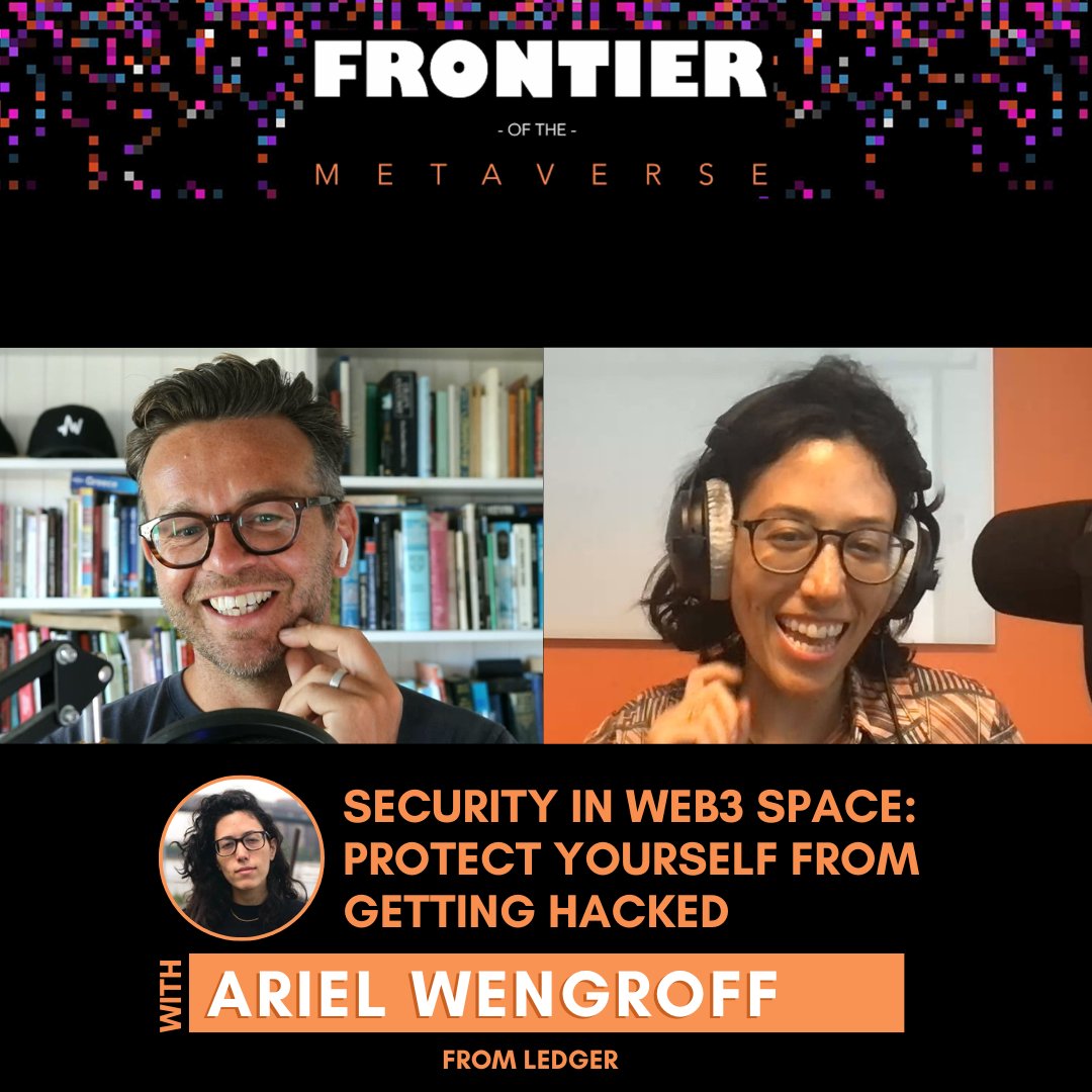 howardvk's tweet photo. Want to avoid Scams &amp; keep Safe in the Wild West of Web3? Had LOTS of fun speaking w/ @Ledger's @AWengroff 
We discuss:
- Web 3 Security tips
- How to not get Rekt
- Ledger Marketplace &amp; upcoming drops

Listen: https://t.co/yvpRQkx1Y7
Spotify: https://t.co/s5Mdc9A8nb

#web3 #nft https://t.co/nCVSnMyONi