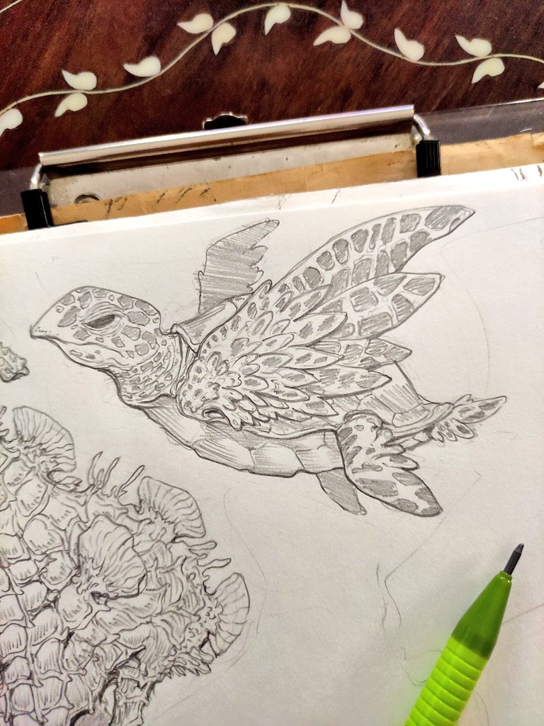 allVishal's tweet photo. A sky turtle.
#sketchbook
#ShapeShipfta https://t.co/VSy5j7bFi1
