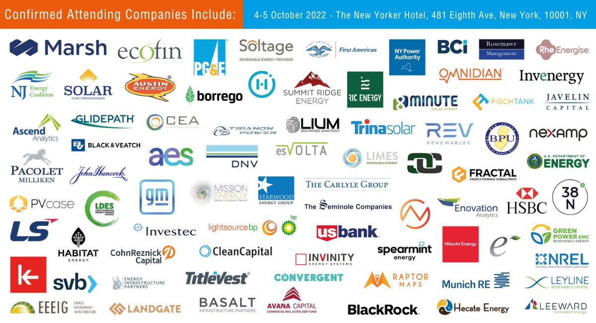 _SolarEnergy's tweet photo. Have a look at the industry leaders confirmed to be attending Solar & Storage Finance USA!
Book Your Ticket Now >> https://t.co/8aN5vHH6y9
Use code LD15 to save an extra 15%, this offer ends tomorrow!
#SSFUSA22 #solarfinance #solarppa #ppa #europeansolar #solarassetmanagement https://t.co/2BR864ZYbO