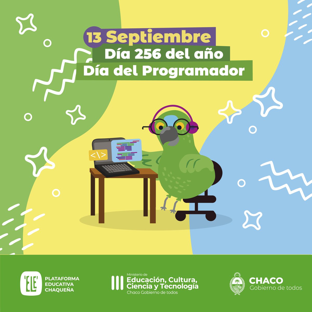 Hoy es el día número 256 del año y festejamos el #DíaProgramadores!

Los invitamos a conocer el testimonios de algunos de los jóvenes programadores de nuestra provincia en bit.ly/ProgramadoresC…