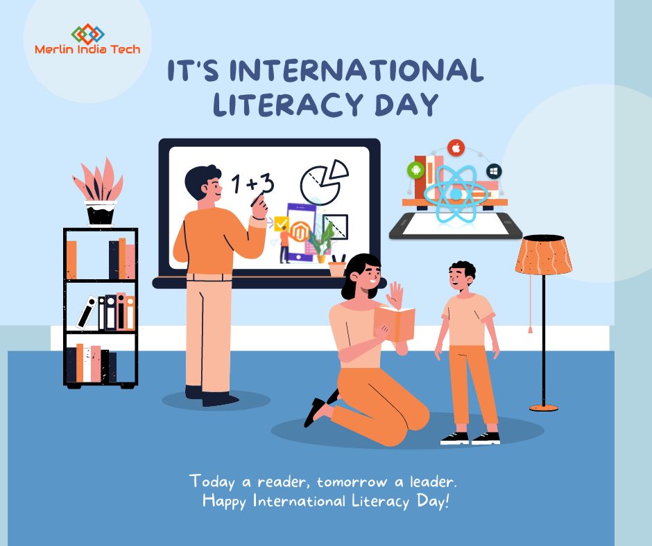 merlinindiatech's tweet photo. Education is the most powerful weapon with which you can change the world. Happy International Literacy Day 2022. #education #change #literacyday  #literacyforall #world #reader  #worldwide #educationmatters #children #aim #challenge #digital #merlinindiatech #technology #tech https://t.co/6fPqJJjg5J
