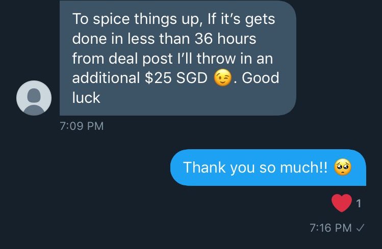yedamayasar's tweet photo. [ RT DEAL #4 ]

🔥$50 SGD FOR DIGITALS 🔥

* ADDITIONAL $25 SGD WILL BE GIVEN IF WE FINISH IN LESS THAN 36 HOURS *

🔓 1.5k RETWEETS
🔓 2.3k LIKES
🔓 must be following @Kingmo991 

drop proofs and help to spread this!🙏
@treasuremembers #TREASURE #TEUDEAL https://t.co/SLKAbGshPi