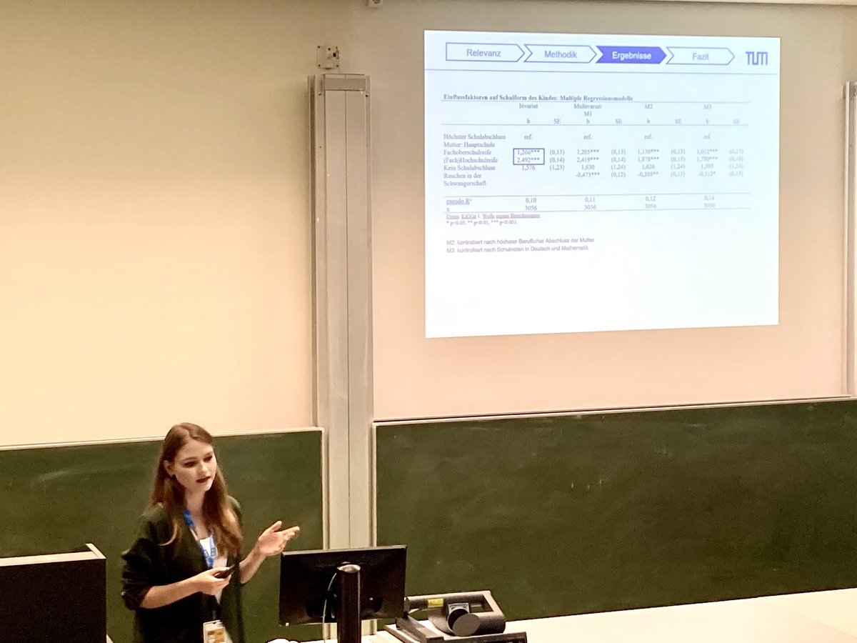 JuliaRoick's tweet photo. Interesting talk of my colleague @Lydia_iln from @TU_Muenchen about smoking during pregnancy and effects on the education of the child @DGMS_de annual meeting #dgsmp_dgms2022 https://t.co/EN9JCGnby5