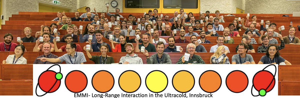 FerlainoGroup's tweet image. 📸 Cheese! 📸From our EMMI-Workshop on LongRange Interaction in the #ultracold at @uniinnsbruck and @iqoqi. Great talks and speakers in agenda inkl. @SimonLCornish, @BernienLab, @_timlangen_ , @TVZache, ...Tag yourself 🎯