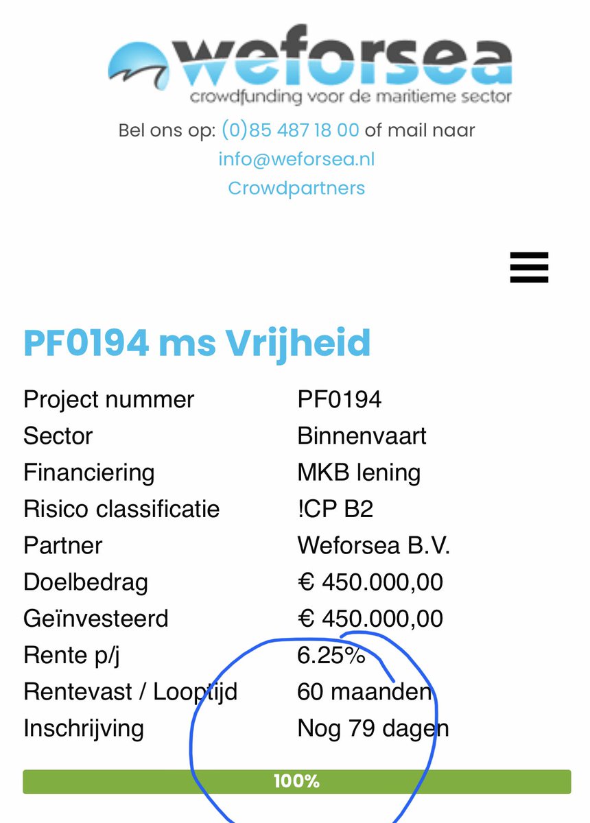Dank aan alle investeerders! Gelukt. Hartelijke felicitaties aan Lieuwe en Jantina met de financiering van ms Vrijheid. #urk #crowdfunding #binnenvaart