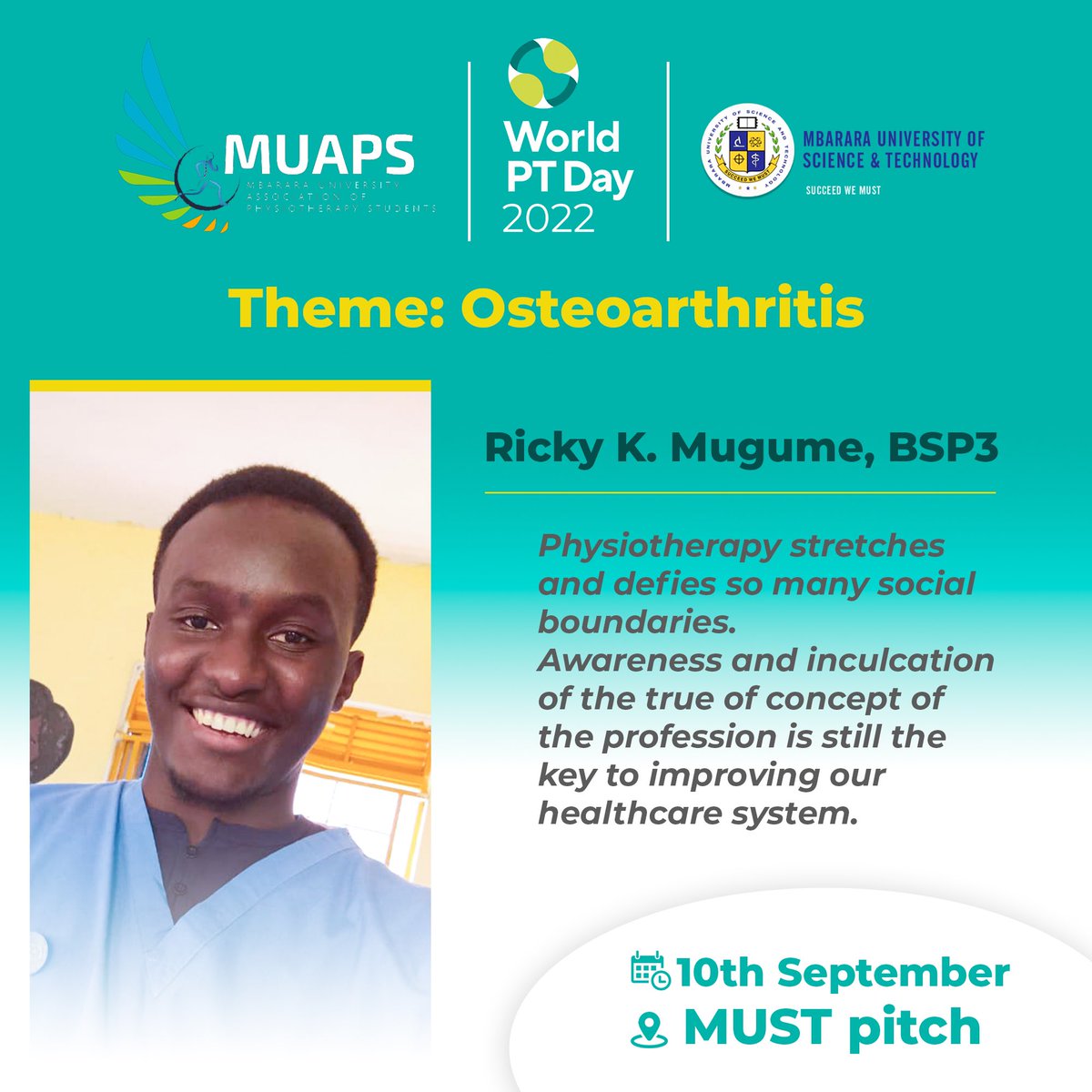 Mbarara University Physiotherapy Students tweet media