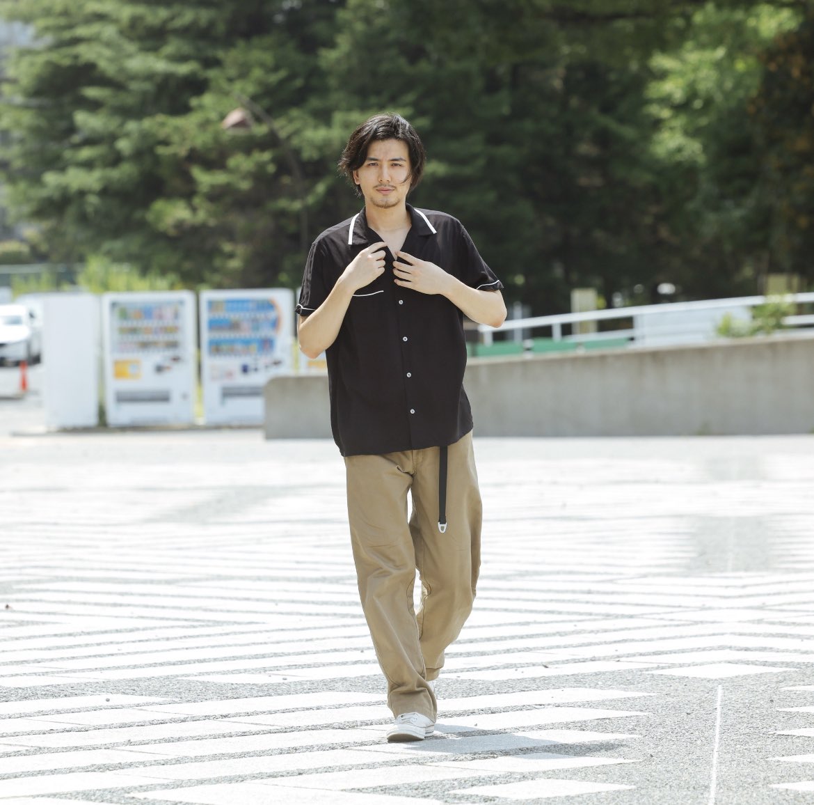 美品　藤井風　ヘンレコユニフォーム　黒　サイズM 藤井風 ヘンレコユニフォーム Mサイズ BLACK