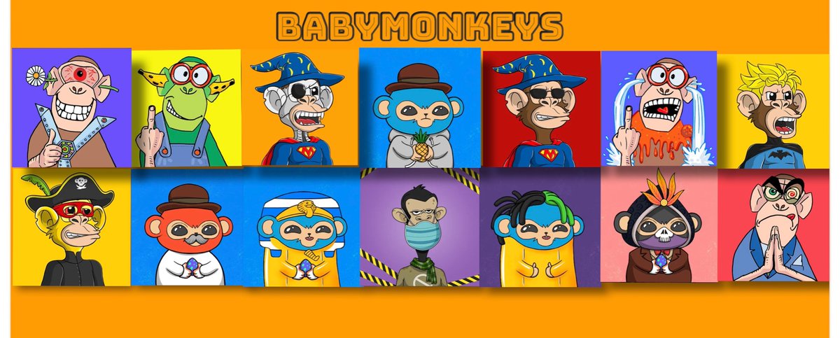 babymonkey_ba's tweet photo. Babymonkeys's profile https://t.co/2NA0PPeCtR #rarible #ethereum #polygon #flow #tezos #CleanNFT #solana #immutablex #nonfungible #digitalasset #nft @rarible @Agapetus_doge @Henpunkz @CatCattia_doge https://t.co/vVNbs5T3hf