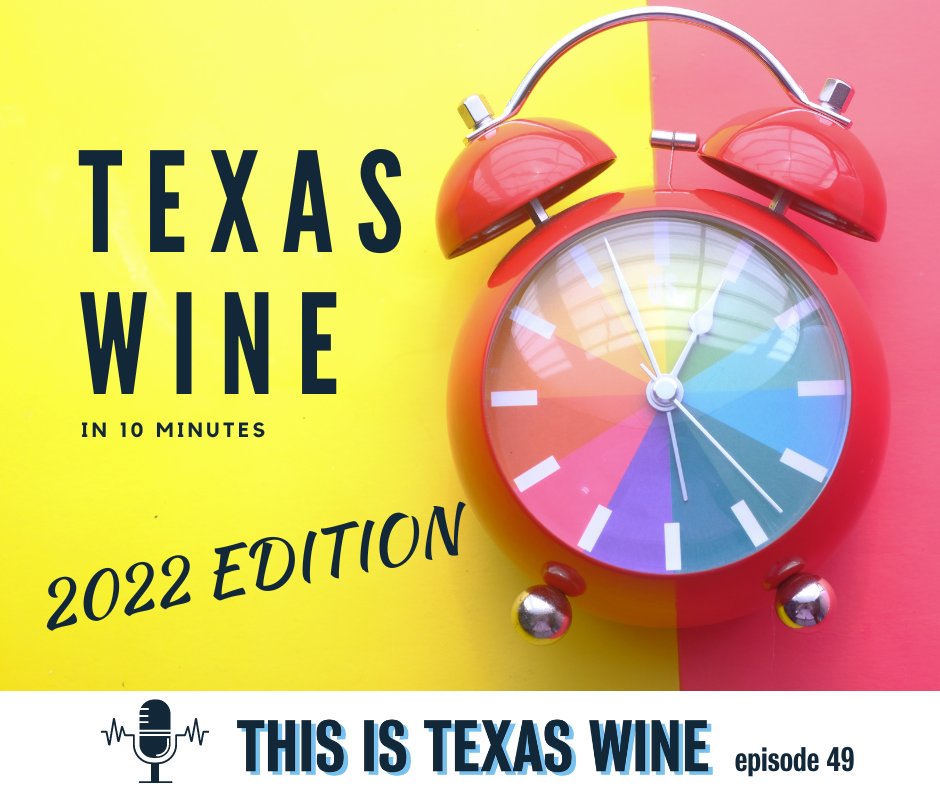 Texas Wine in 10 minutes gives you just the facts about the #txwine industry. Plus winemakers give us their impressions of the 2022 harvest and I share the wine list for the Texas Wine Garden at the State Fair of Texas! Cheers y'all!