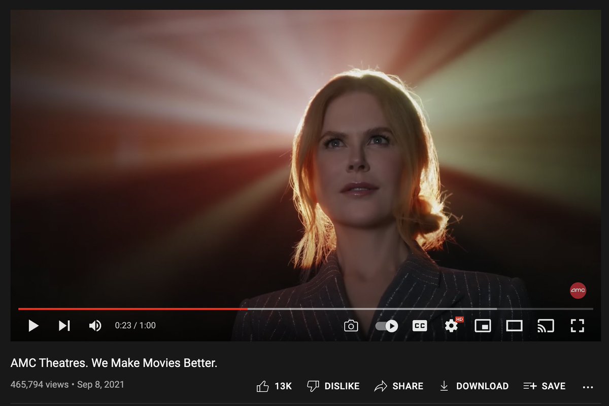 michaelcollado's tweet photo. A year ago today, Nicole Kidman invented cinema. https://t.co/fYxa4fizJR