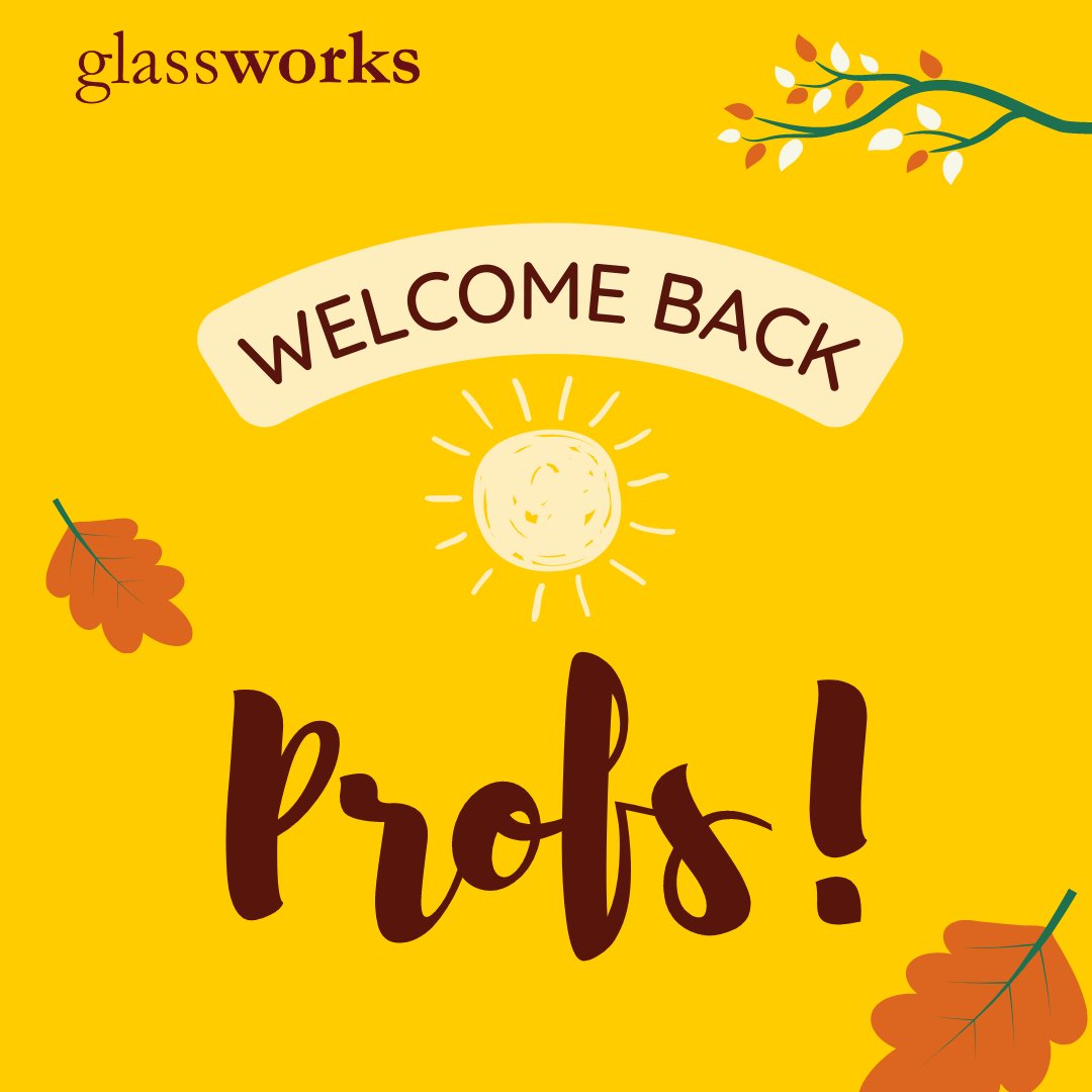 rowanglassworks's tweet photo. A warm welcome to our Profs that are back at Rowan! We've missed you! ๐
#WritingKicksGlass #WelcomeBack #BackToCollege #Glassworks #LitMag #RowanUniversity #RowanProfs https://t.co/2bxgoPR0Yg