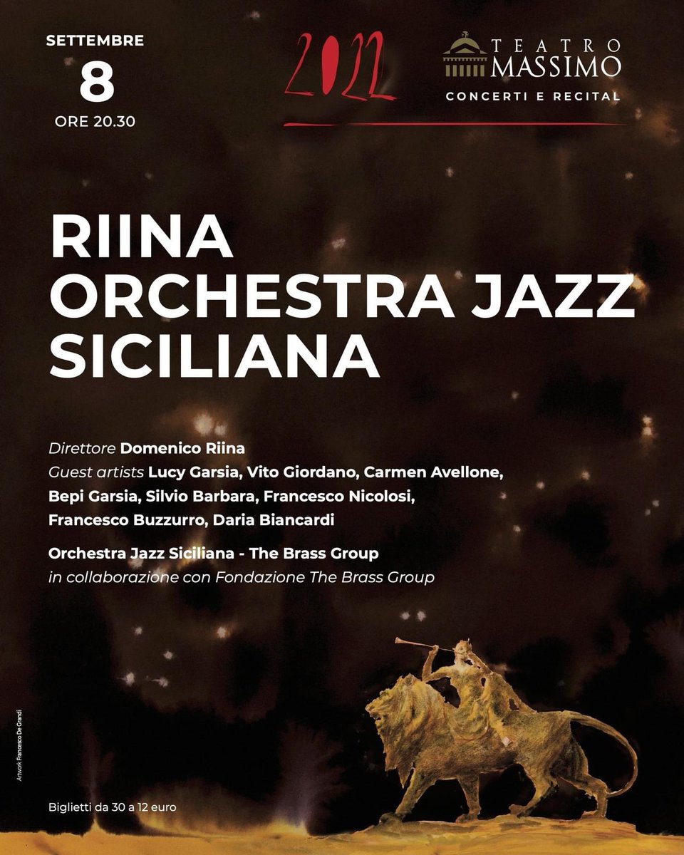Stasera, 20:30 <a href="/thebrassgroup/">The Brass Group</a>  e <a href="/teatromassimo/">Teatro Massimo</a>  insieme perché la musica è collaborazione, progetti, condivisione, futuro, valore, cura, cooperazione, tante cose, siamo noi riflessi nei suoni, è un abbraccio di vibrazioni.
#jazz #music #opera #teatromassimopalermo #thebrassgroup