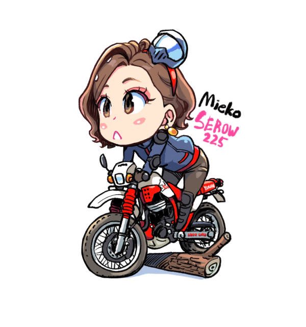 見栄子セロー225レッド(オリジナル)、見栄子セロー225イエローとフレンチブルーYSPリミテッドバージョン。 