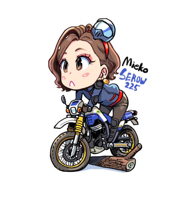 見栄子セロー225レッド(オリジナル)、見栄子セロー225イエローとフレンチブルーYSPリミテッドバージョン。 