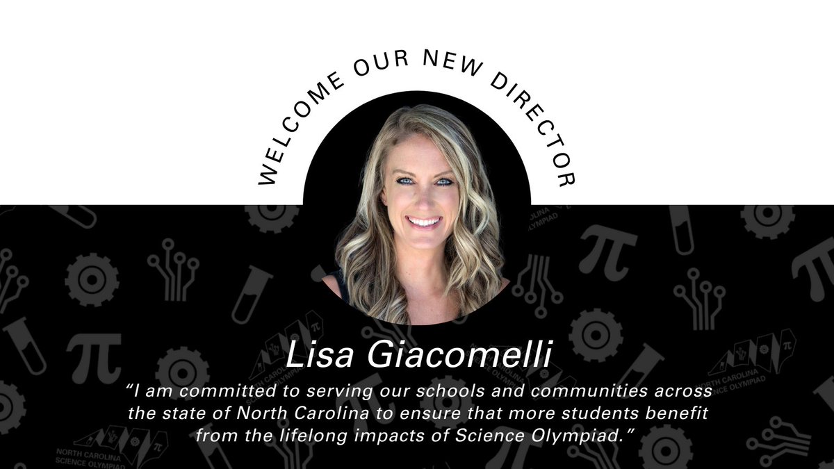 NCSciOlympiad's tweet photo. Lisa Giacomelli announced as the new director of @NCSciOlympiad starting October 7, 2022.

During her tenure @wilmacademy,  Giacomelli started and developed one of the most competitive Science Olympiad teams in the state &amp; nation.

➡️Read more - https://t.co/qfN2A00sG3 https://t.co/hFivJQBHkh