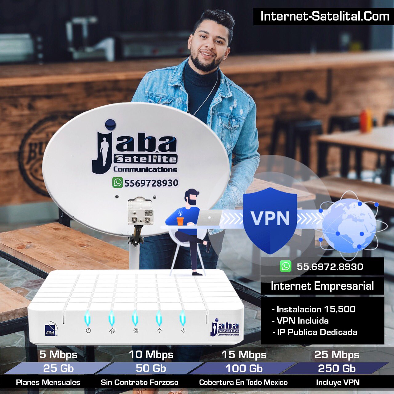 Iridium 9555 » JabaSat : Internet Satelital Mexico