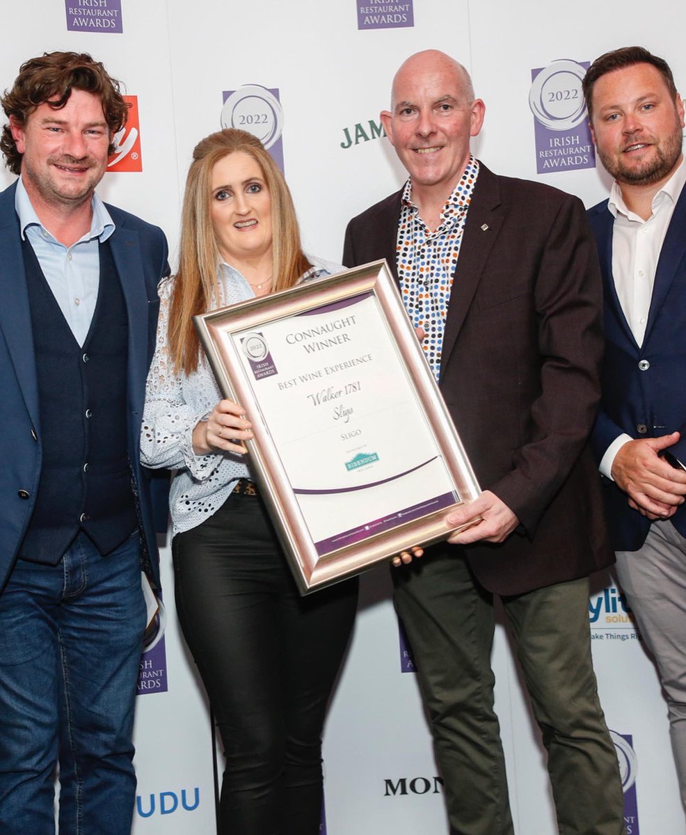 walker1781's tweet photo. A big thank you to everyone one who voted for us in the @restawards 🙏🏻
We won the best wine experience in Connaught, Sponsored by @bibendumwine 
#sligodrinks #cocktails #sligowhoknew #choosesligo #sligotown #sligofoodtrail #sligotourism #sligo #sligofood https://t.co/bsuiN1bXYi