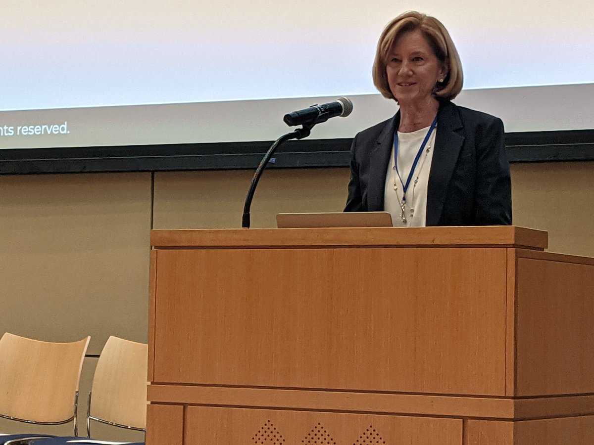 DukePsychiatry's tweet photo. We're thrilled to welcome Dean @maryeklotman for opening remarks at our 3rd annual Duke Psychiatry research day, "Research Teams & Collaboration." She spoke about #OneDuke, the importance of collaboration, building multidisciplinary teams & supporting teams across @DukeMedSchool. https://t.co/nxcW9iYpl3