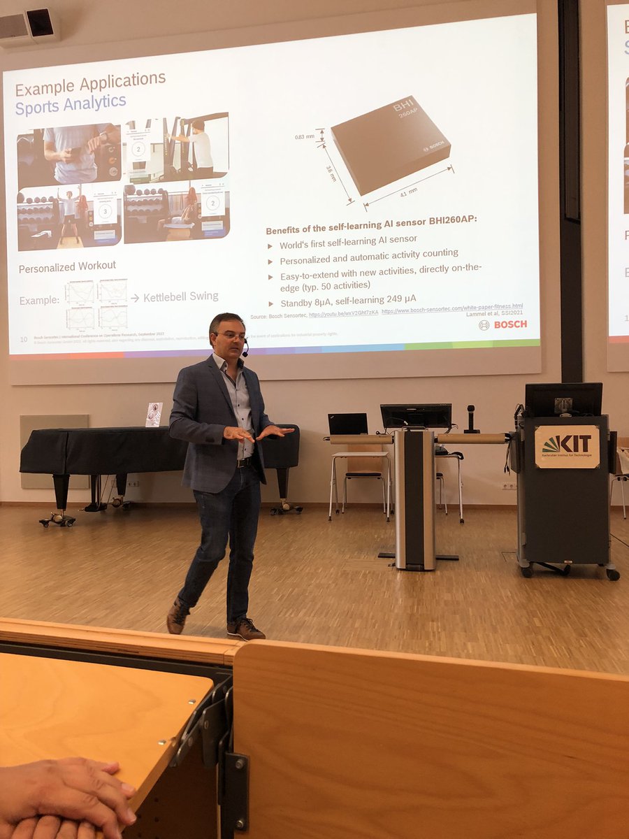 benoit1905's tweet photo. Plenary Talk by Viktor Pankratius (Bosch Sensortec) about Sensors and Edge-AI #OR2022 @KITKarlsruhe https://t.co/wFvDqwcAOy