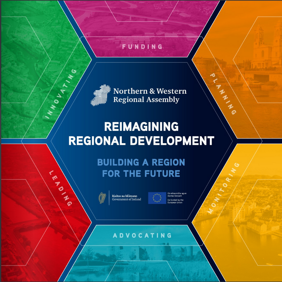 NWAssembly's tweet photo. ✨ Reimagining Regional Development ✨
Our ‘Reimagining Regional Development’ report shares a snapshot of work already underway by our team on several RSES - identified projects.
Read more about RSES and download the report here 👉 https://t.co/r1bd9UKcEf
#letsbemore https://t.co/lFaaoeSQol