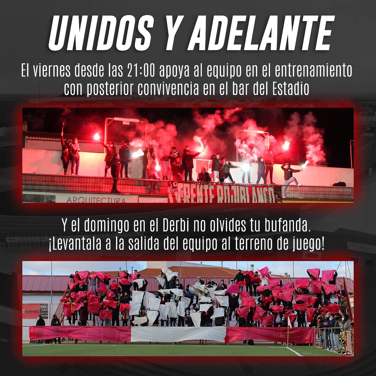 FRB_CDA's tweet photo. Esta semana convulsa ha demostrado el amor que Azuaga profesa por su equipo.

Sigamos demostrándolo este viernes y este domingo con otro espectacular fin de semana rojiblanco. https://t.co/9XoCQnPGZG