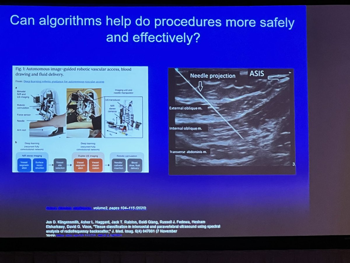 Ritaagarwal6's tweet photo. AI and Algorithms in Anesthesiology? Can they help. Yes! can help with procedures, safety and patient expectations by Dr Piyush Mathur #APSF2022 @APSForg https://t.co/ZRpqDBRTAO