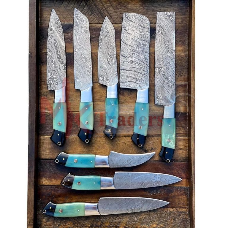 8 pieces hand made chef set