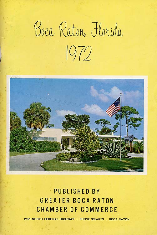 BocaHistory's tweet photo. Happy #ThrowbackThursday! Pictured here is the cover of the Chamber Directory from 1972. Where were you in '72?
#TheSchmidtMuseum #MakingHistoryBoca #BocaHistory50th #BocaRaton #BocaRatonFL #BocaRatonFlorida #1970s #Thursday #ThursdayThoughts #ThursdayMood @bocachamber https://t.co/aBBGFd3zqR