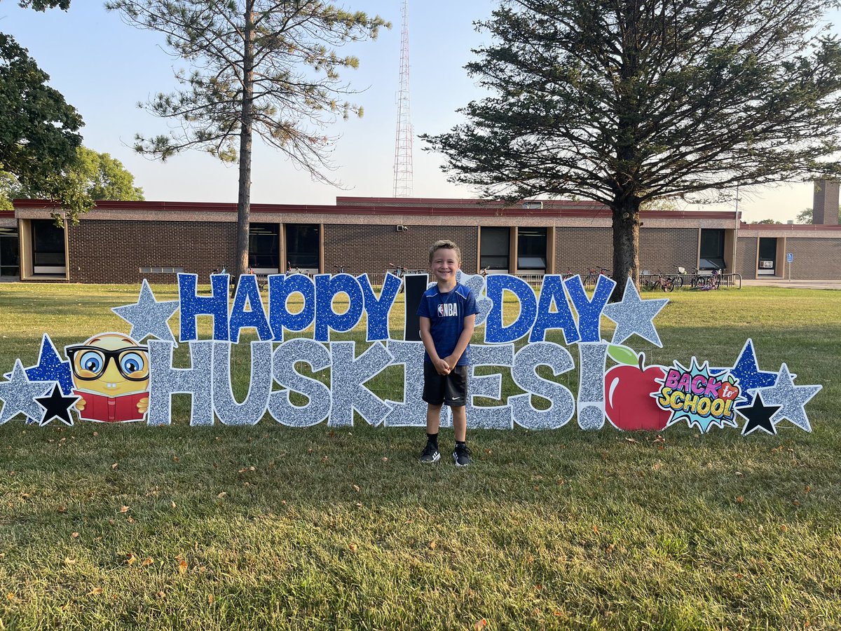 Tyler’s ready to conquer kindergarten! 😎