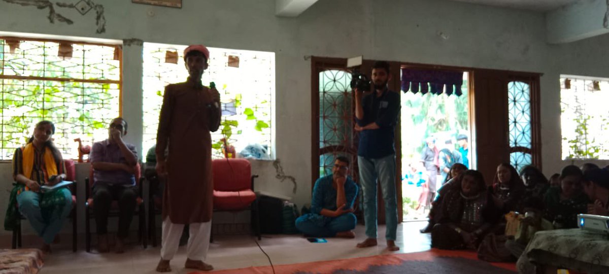 grassandgreens's tweet photo. Great to be back in #Kutch for the community and policy workshops @Tapestry_T2S.Discussions on milk, maldhari 🐪mangroves with the local communities. Highlight of the day: Youth and women presenting the findings from photovoice. Coproduction in action! https://t.co/bOosux74bc