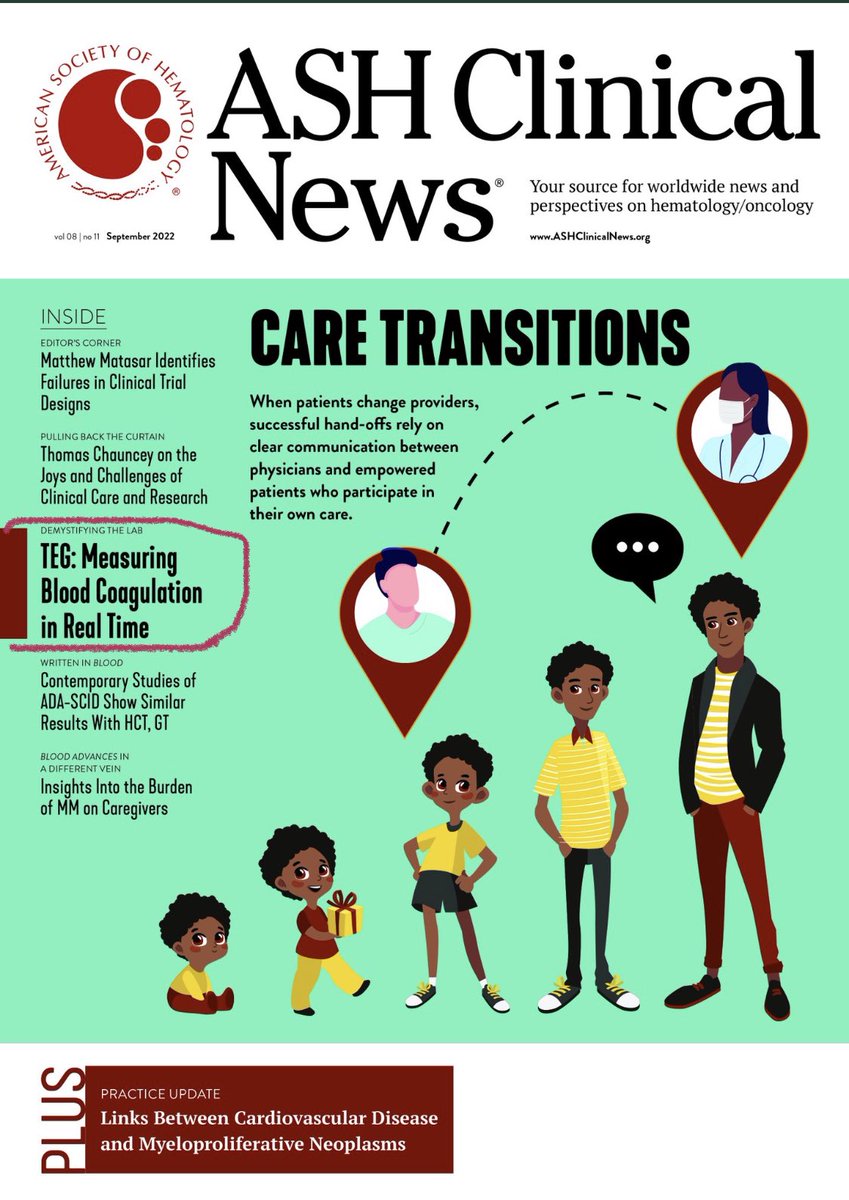 MahaOthman8's tweet photo. It was lovely to speak to and work with @annaazvolinsky towards this article on #thromboelastography for @AshClinicalNews

https://t.co/YS77BVcAwU https://t.co/SzWhx6JUGG
