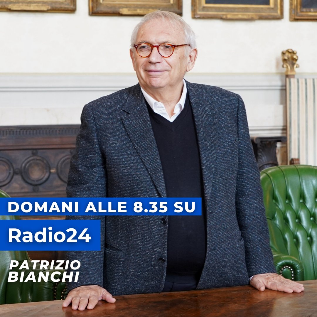 🔴 Domani mattina alle 8.35 sarò in diretta su <a href="/Radio24_news/">Radio 24</a>. Vi aspetto!