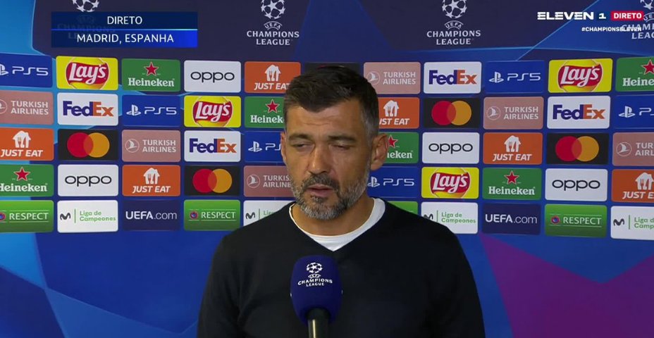 foet247europa's tweet photo. Sérgio Conceição: "It was a very positive game from my players. We managed to nullify everything of the dynamics of the opponent. In the first half I heard stadium whistling because we dried up all the sources of danger that could harm us." #UCL #ATMFCP https://t.co/3EuV1eKdia