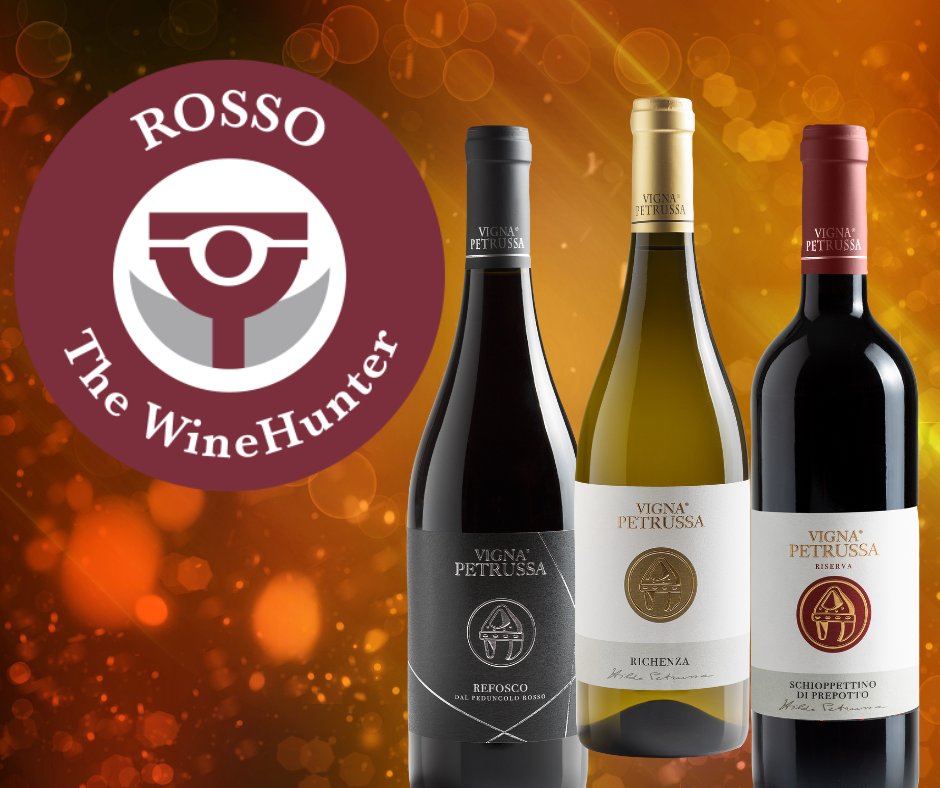 vignapetrussa's tweet photo. The #WineHunter Award ha tinto di ROSSO i nostri #Refosco p.r. 2018, #Richenza 2019 e #Schioppettino di Prepotto Riserva 2018: ora spetta a voi assaggiarli!
#VignaPetrussa #MeranoWineFestival https://t.co/JSEtuiqc2r