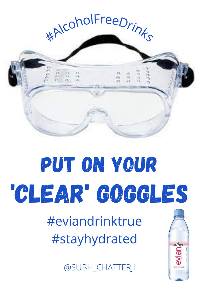 One Minute Brief of the Day:
Advertise #AlcoholFreeDrinks 🍻0⃣

@OneMinuteBriefs 
@evianwater 
💧#eviandrinktrue