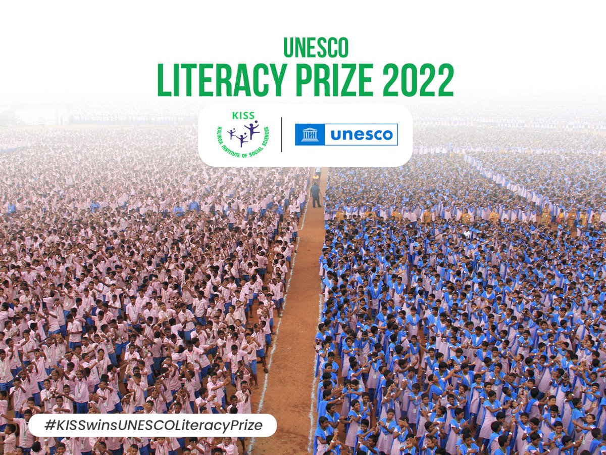 The journey of educational transformation <a href="/kissfoundation/">KISS - Kalinga Institute of Social Sciences</a> &amp; @Achyuta_Samanta! #KISSWinsUNESCOLiteracyPrize for its Mother Tongue based MultiLingual Education programme &amp; becomes the 5th from India, 3rd among NGOs &amp; 1st &amp; only one in Odisha to receive the International prize.