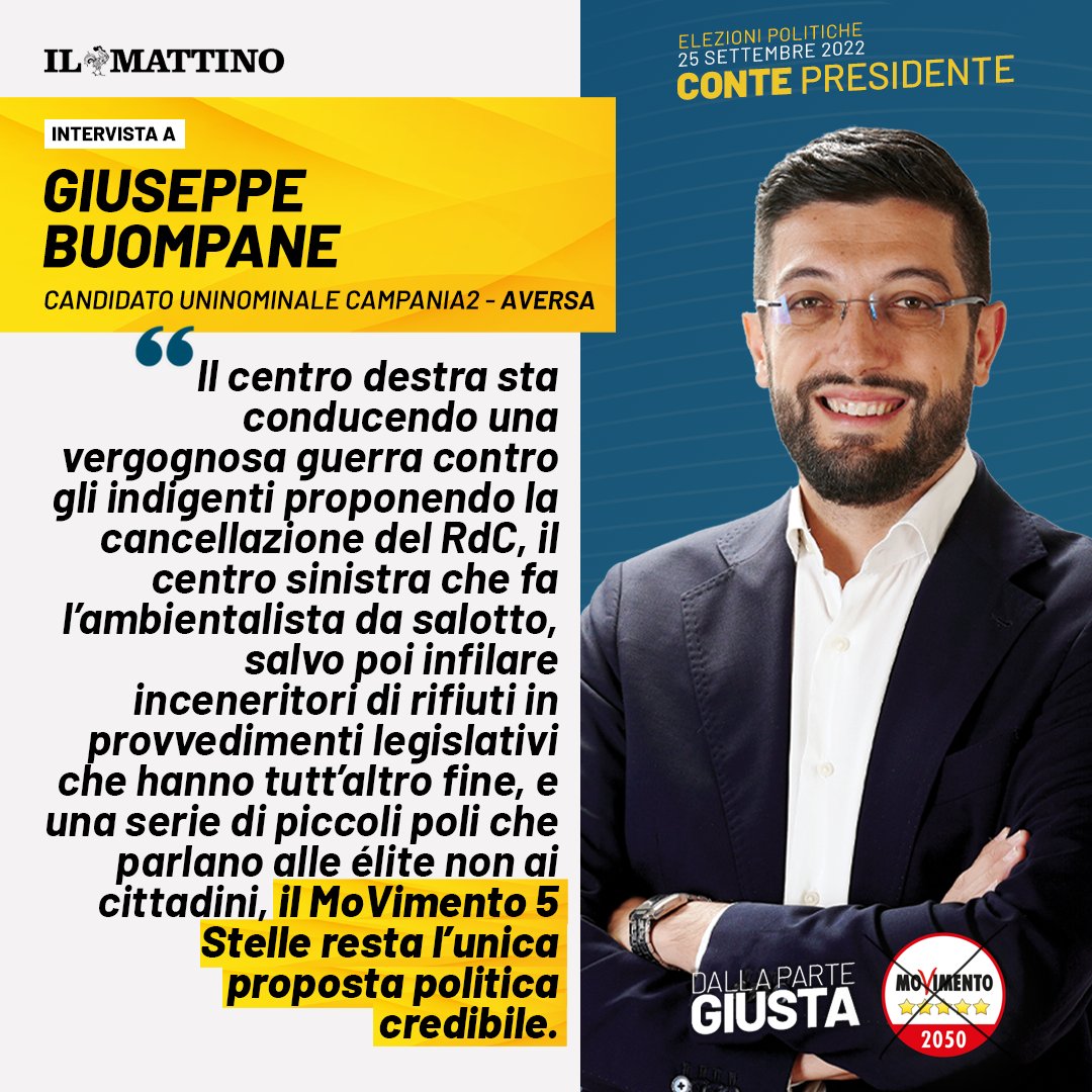 Leggi la mia intervista realizzata da Il Mattino.
Qui il testo integrale 👇facebook.com/GiuseppeBuompa… #M5S #DallaParteGiusta