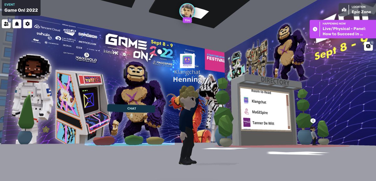 wobmarg's tweet photo. Please meet us in the metaverse at the Game On!, @StartmeupHK festival. #MusicNFT #Web3 #HongKong https://t.co/7uNOWbqxbc