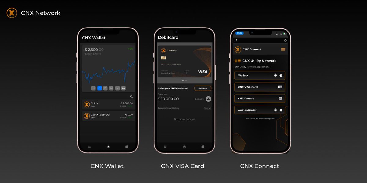 CoinXofficial_'s tweet image. We are going to BETA test WalletX and CNX Connect with 1,000 users. Send us an email to events@cnxnetwork.org and have a chance to be one of the testers.