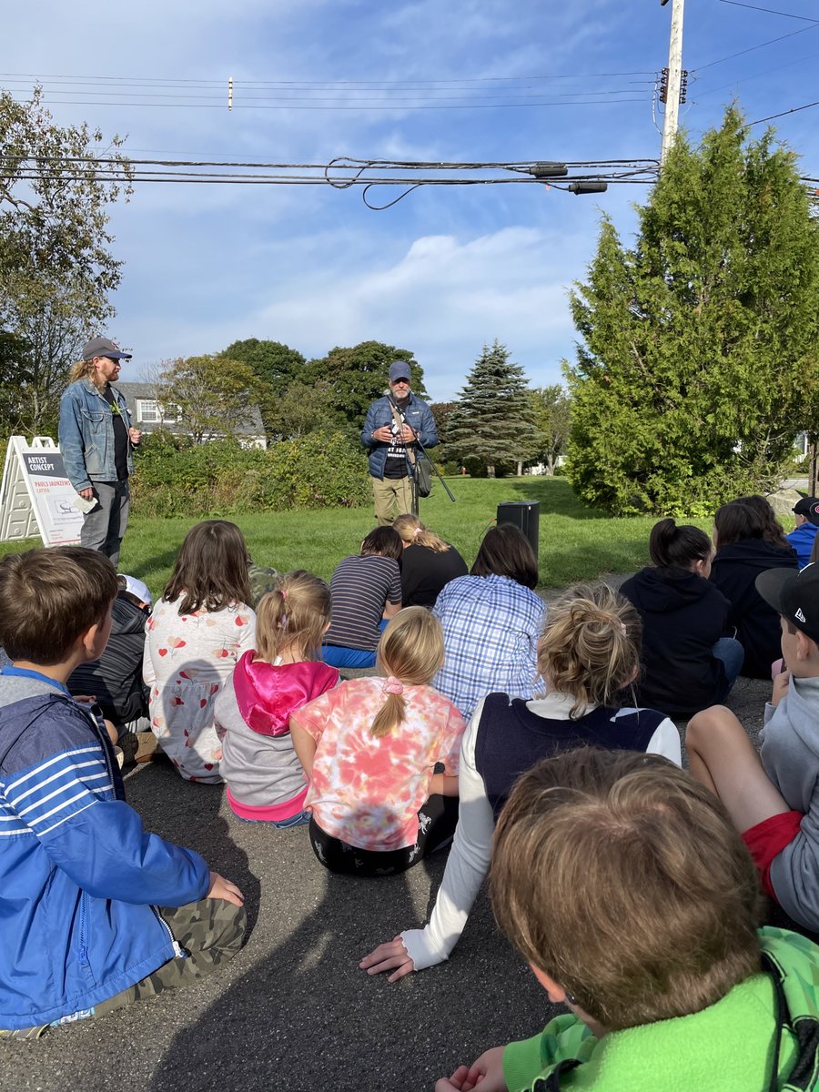 Some of our Seaside Park classes were treated to a special meet and greet with Latvian sculptor Pauls Jaunzems. Pauls is creating a stone sculpture that will be a permanent art fixture at Seaside Park for all of our community to enjoy!
