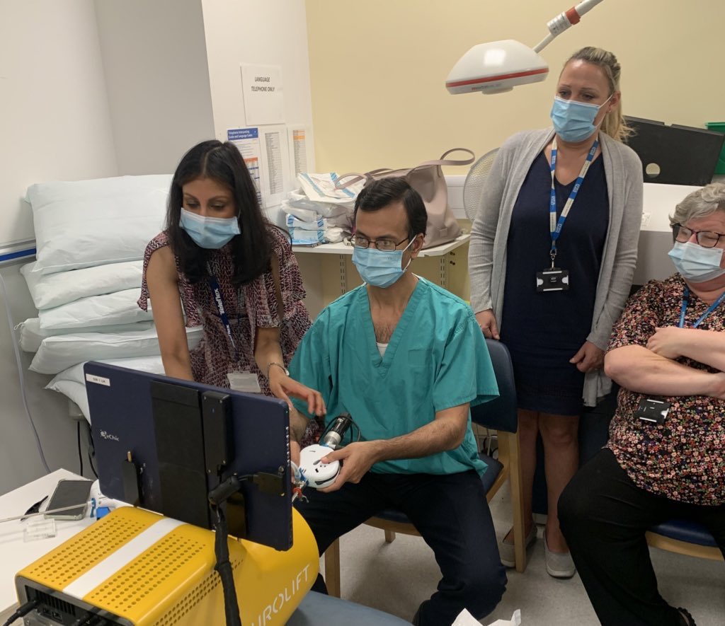 NikitaB0709's tweet photo. Great to be able to do some Urolift and Ambu scope training in Addenbrookes today with the urology team, nice  models for anyone learning flexible cystoscopy @TelefaxComm #urolift. The #ambuscope is an absolute life saver on call. https://t.co/lBaMAbvZBo