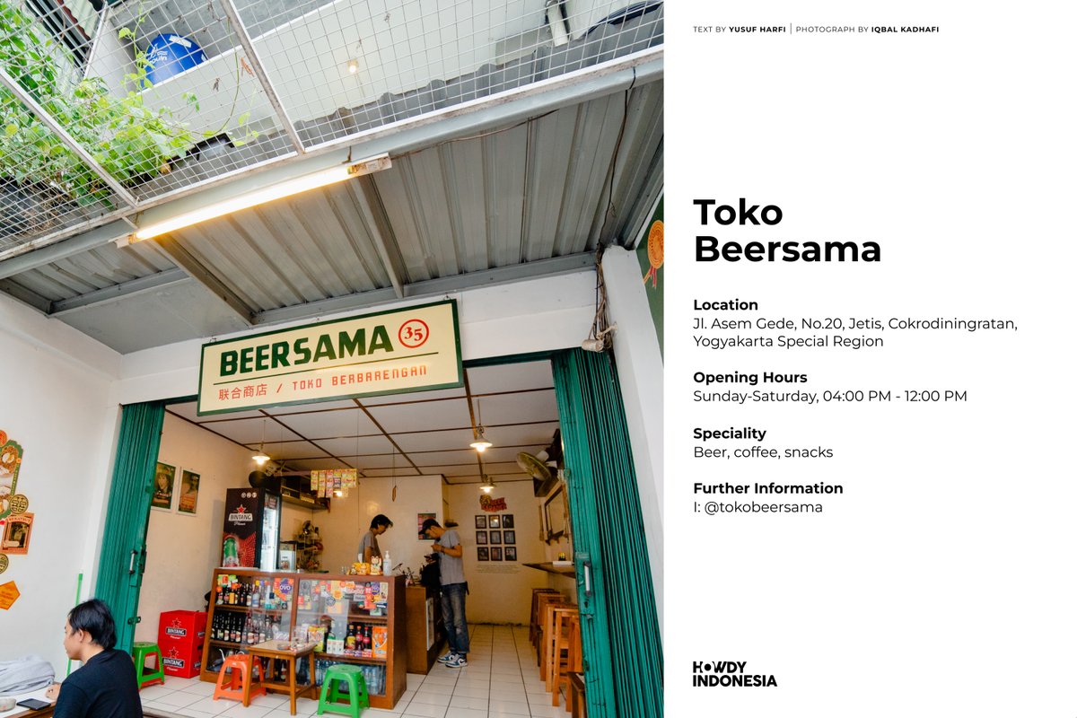 howdyindonesia's tweet photo. Simak artikel selengkapnya tentang Toko Beersama, Pecinan Kranggan, dan Ide Unik Akulturasi Budaya lewat tautan berikut: https://t.co/P8IW1BuXFs

#HowdyMix https://t.co/p593f6PhwY