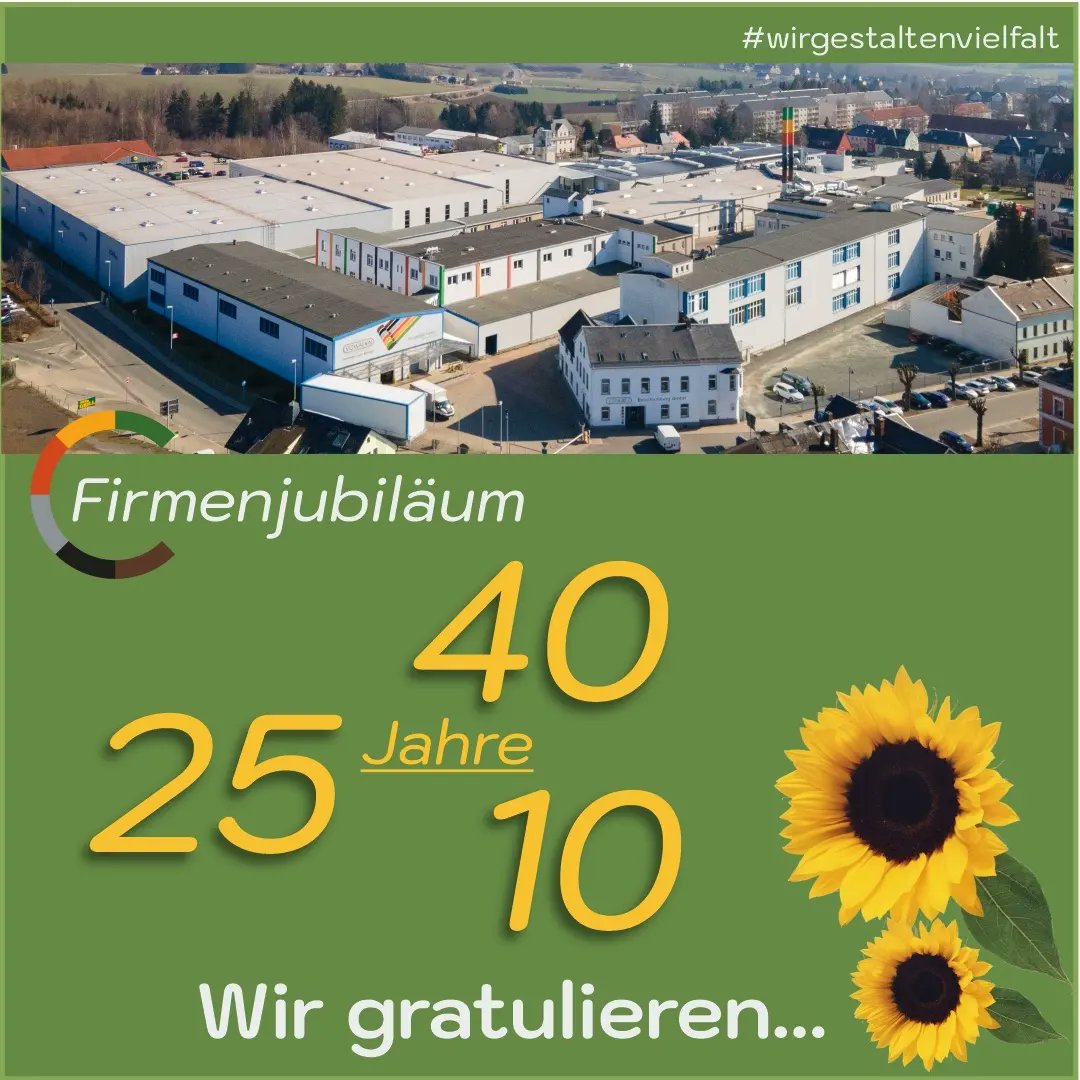 vowalon's tweet photo. Wow...🤗...unser VOWAteam ist stolz...gleich 6 Firmenjubiläen dürfen wir heute feiern - 25 und 10 Jahre sowie ein 40jähriges.

#vielfalt #firmenjubiläum #wirgestaltenvielfalt #vowalon #vowateam #toll #wirsindstolz #zusammenarbeit #vogtland #madeimvogtland https://t.co/gHqRLRoe3o