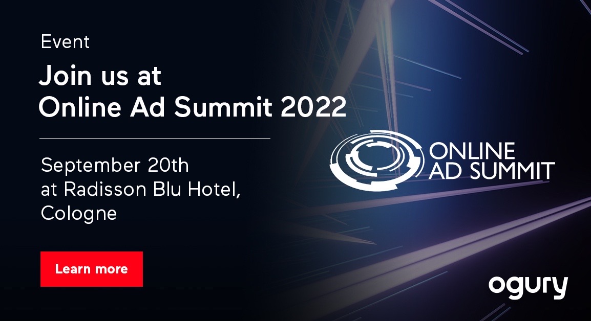weareogury's tweet photo. We will be at the Online Ad Summit in Cologne in less than two weeks! Dietmar Fliegl, our Senior Publisher Development Director, will discuss the “High Impact Formats: Next Rocket Stage in Creative Engagement?". More on @BVDW: https://t.co/jSHrcnm2X8
#OnlineAdSummit #AdTech https://t.co/SBXPEwX7GB