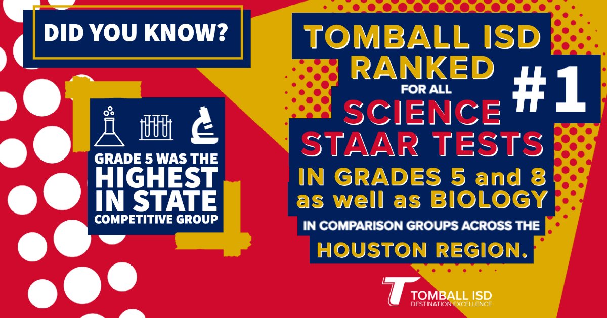 TomballISD's tweet image. No. 1. #DestinationExcellence